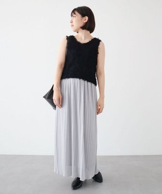 Green Parks ・ｓｗｉｎｇ　ｂｙ　２ｗａｙチュールヤーンベスト Black