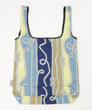 GRACE CONTINENTAL Fabricマルシェbag2 ブルー