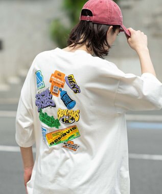 WEGO 【ユニセックス着用ITEM/SMLサイズ展開】別注BENDAVISクールタッチグラフィックT（SS）
