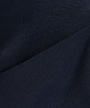 NAVE 【ReNAVE】タンブラーサテン ブラウス ネイビー系