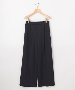 組曲 【WEB限定】ジョーゼットジャージーワイド パンツ ブラック系