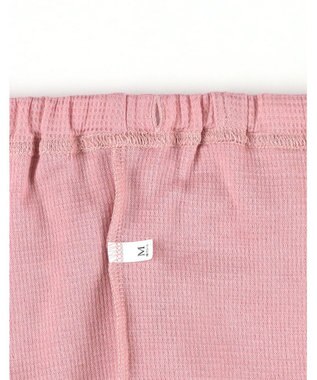 ワコール／睡眠科学 パジャマ 綿100%(本体) ワッフル素材 5分袖 半袖 5分丈 レディース YDT125 睡眠科学／ワコール ピンク