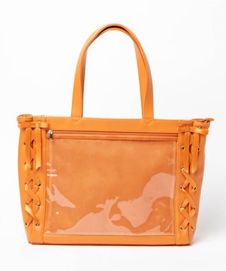WEGO 【痛バ＆推し活】レースアップ痛バッグL オレンジ