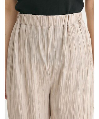 Green Parks ・ＳＵＧＡＲ　ＳＰＯＯＮ＜ＣＯＯＬ＞プリーツカットパンツ Gray Beige