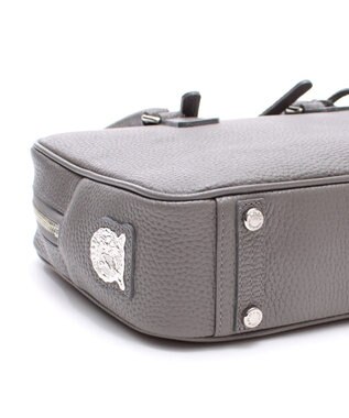 A.D.M.J. 牛革 ボストンバッグ 28cm※SILVER金具 SUNAIRO