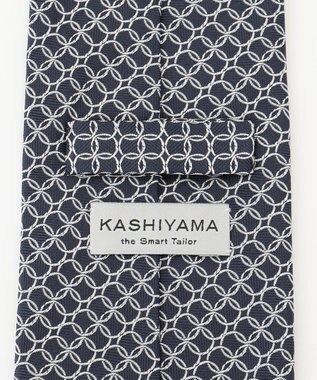 KASHIYAMA KASHIYAMAオリジナル【JAPAN MADE】サークルネクタイ ネイビー