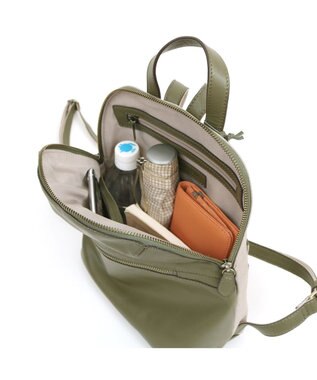 UNBILLION アトランタ ATLANTA / やぎ革軽量スマートリュック カーキ