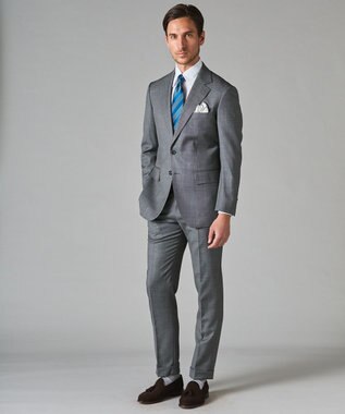 GOTAIRIKU 【形態安定/コンバーチブルカフス仕様】PREMIUMPLEATS_レギュラーカラー 通年ドレスシャツ ホワイト系