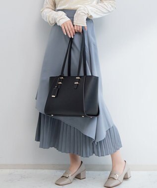 ACE BAGS & LUGGAGE Jewelna Rose バベット ロングハンドル トートバッグ 16187 ジュエルナローズ ブラック