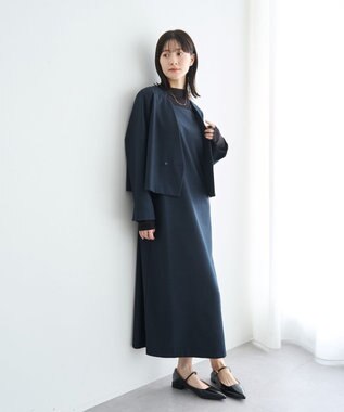 YECCA VECCA 【2点SET】ショートジャケットセットキャミワンピース