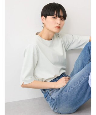 AMERICAN HOLIC ＵＶカット５分袖カットプルオーバー Mint