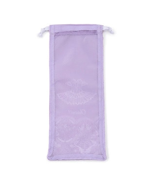 Chacott レース柄メッシュ巾着S ライラック