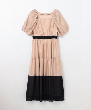 GRACE CONTINENTAL ボレロセットティアードワンピース ベージュ