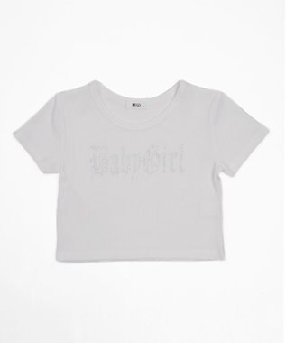 WEGO ラインストーンチビリブT ホワイト