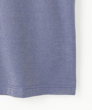 JOSEPH ABBOUD クールビズ【WEB限定・速乾】シャンブレー ポロシャツ ブルー系