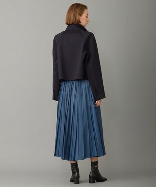 ICB ボンディングツイル ショートアウター ネイビー系