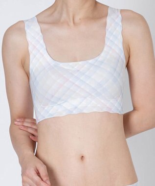 WACOAL 【GOCOCi ゴコチ】 ノンワイヤー ハーフトップ まるでつけていないような着ごこち フラット仕上げ ホックなし ブラトップ レディース CGG534 /ワコール クリーム