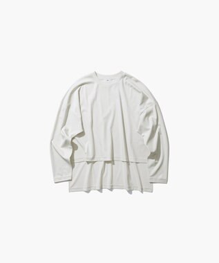 ATON FRESCA SMOOTH | オーバーサイズＴシャツ WARM WHITE