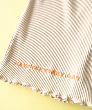 Green Parks ｍｉｆｆｙ／ワンポイントカットリブパンツ Light Beige