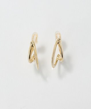 Phoebe 〈痛くないシリーズ/アレルギー対応〉ベーシックダブルフープライトフィットイヤリング　ゴールド ゴールド