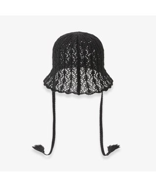 林八百吉商店 un chapeau スカラップサーモハット ブラック