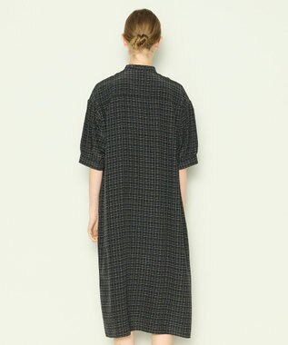 JOSEPH 【洗える】アクロスプリント　ドレス Black