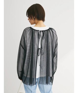 Green Parks ２ＷＡＹチュールギャザープルオーバー Black