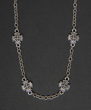 WEGO Mモチーフチェーンネックレス 柄2