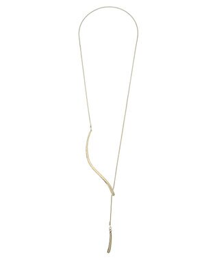 AMERICAN HOLIC ハーフラインスライドネックレス Gold