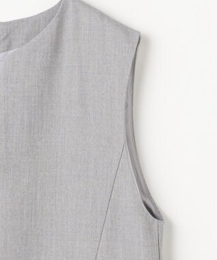 ANY L キーネックジャンスカ シャンブレーグレー