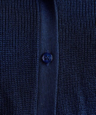 Tiaclasse 【洗える】リネンタッチカーディガン ネイビー