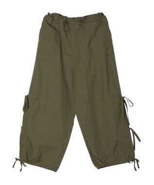 Green Parks ・Ｄｏｕｂｌｅ　Ｆｌａｇｓ　サイドリボンカーゴパンツ Khaki