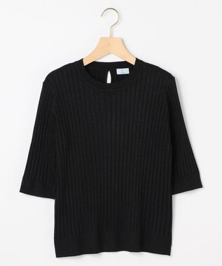 組曲 S ラメアンサンブル ニット ブラック系