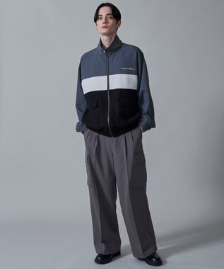 WEGO TRスタンドブルゾン サックス