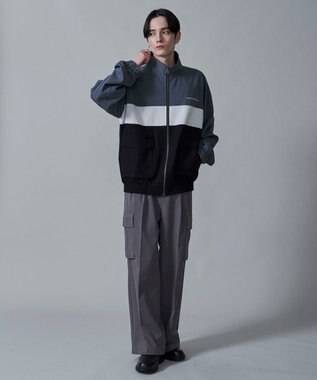 WEGO TRスタンドブルゾン サックス