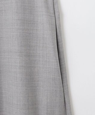 自由区 【洗える】ウーステッドトロ ワンピース ライトグレー