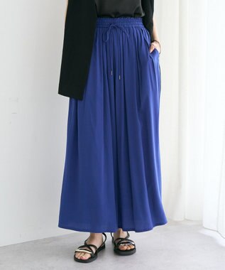 YECCA VECCA 【セットアップ可能】シルキータックワイドパンツ