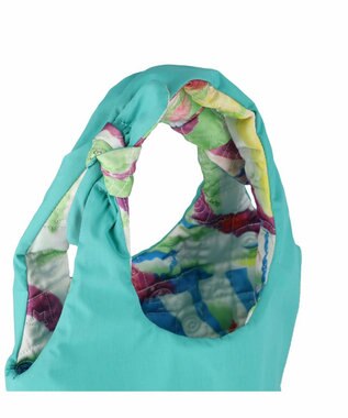 tsumori chisato CARRY Yama Kumo ハンドバッグ トートバッグ リバーシブル Sサイズ グリーン