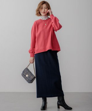 23区 【WEB&一部店舗限定カラーあり/Oggi2月号掲載】カラー スウェット ガーネット(1月)