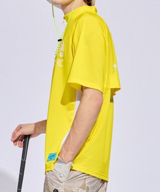 PW CIRCULUS 【MEN】ハーフジップモック ゴルフ イエロー系