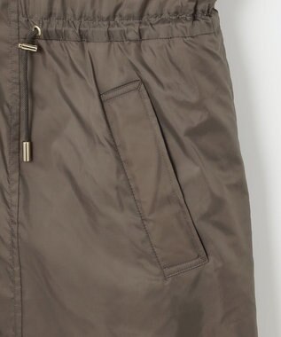 自由区 【洗える/リバーシブル】ブライトキルト リバーシブルコート カーキ系