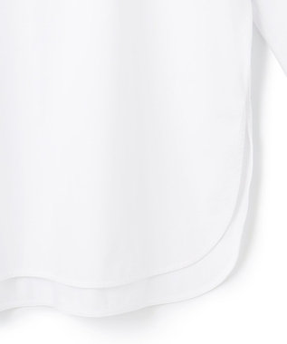 23区 L 【大好評素材/洗える】コットンベアジャージー ロング Tシャツ ホワイト系