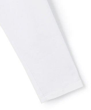 23区 L 【大好評素材/洗える】コットンベアジャージー ロング Tシャツ ホワイト系