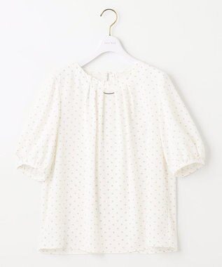 ANY SIS 【洗える】フロントタック ブラウス オフベース