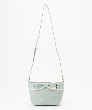 TOCCA BICOLOR RIBBON POCHETTE ポシェット スカイブルー系