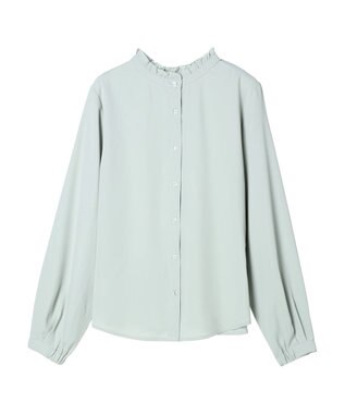 earth music&ecology ２ｗａｙフリルブラウス Mint