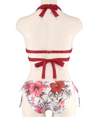 San-ai Resort（三愛水着楽園） ナチュラルだけどしっかり盛れる【ナチュラルアップブラ】　ノンワイヤービキニ　9M　【San-ai Resort（サンアイリゾート）】 レッド