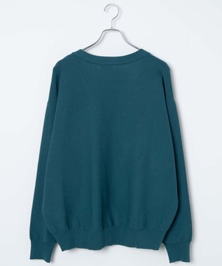 WEGO 【ユニセックス着用ITEM/紫外線対策/冷房対策】オーバーフィットドライタッチカーディガン ブルー