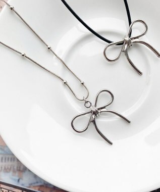 WEGO Lリボンモチーフアソートネックレス