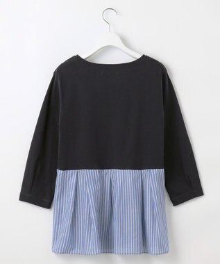 J.PRESS LADIES 【WEB限定カラーあり】スムースジャージー フレアー カットソー 【WEB限定】ネイビー系